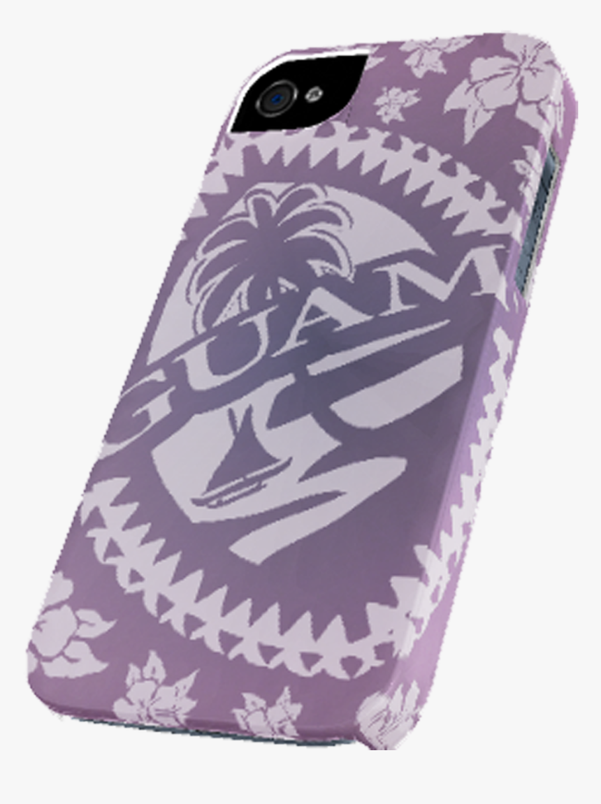 Iphone 5c Case & Cover W/purple Hibiscus Tribal Guam - Mobile Phone Case, HD Png Download, Free Download