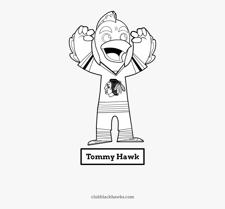 Blackhawks Coloring Pages, HD Png Download, Free Download