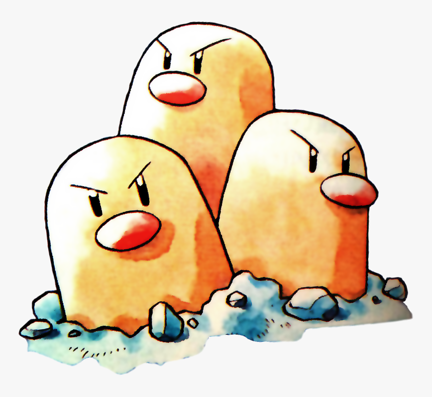 Dugtrio Red And Blue, HD Png Download, Free Download