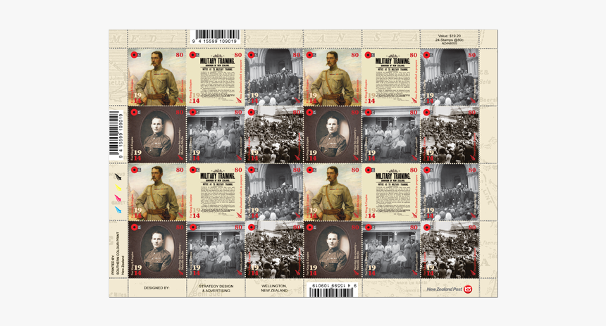 Wwi Stamp Sheet 80c - Horatio Herbert Kitchener, HD Png Download, Free Download