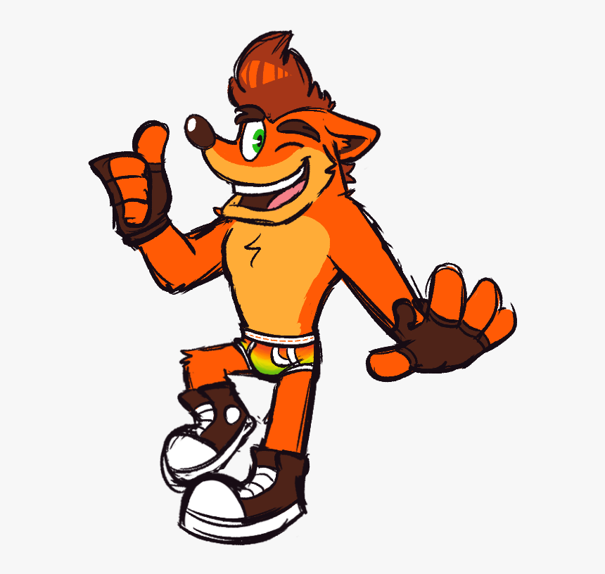 Crash Bandicoot In Underwear, HD Png Download, Free Download