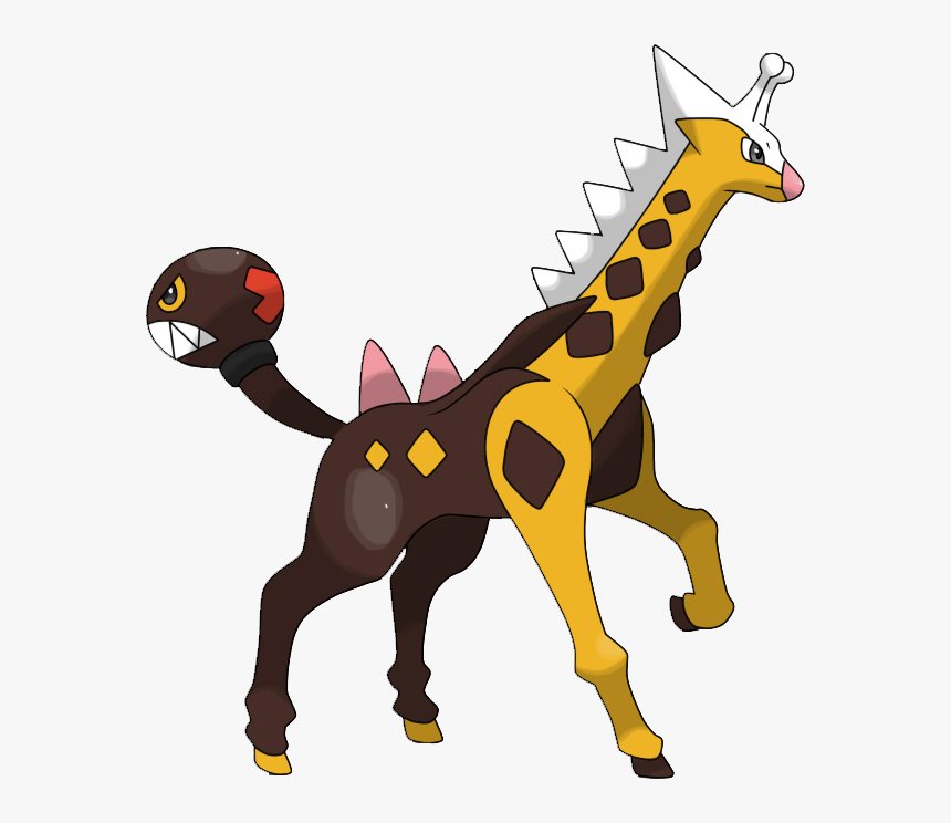 Pokemon Girafarig Mega Evolution, HD Png Download - kindpng.