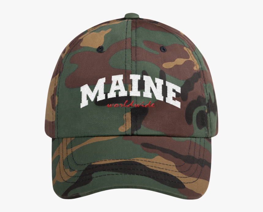 Mww White Mockup Front Green-camo Strick - Hat, HD Png Download, Free Download