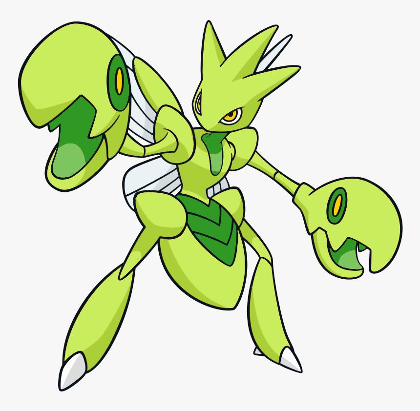 Pokemon Scizor In Green Colour, HD Png Download, Free Download