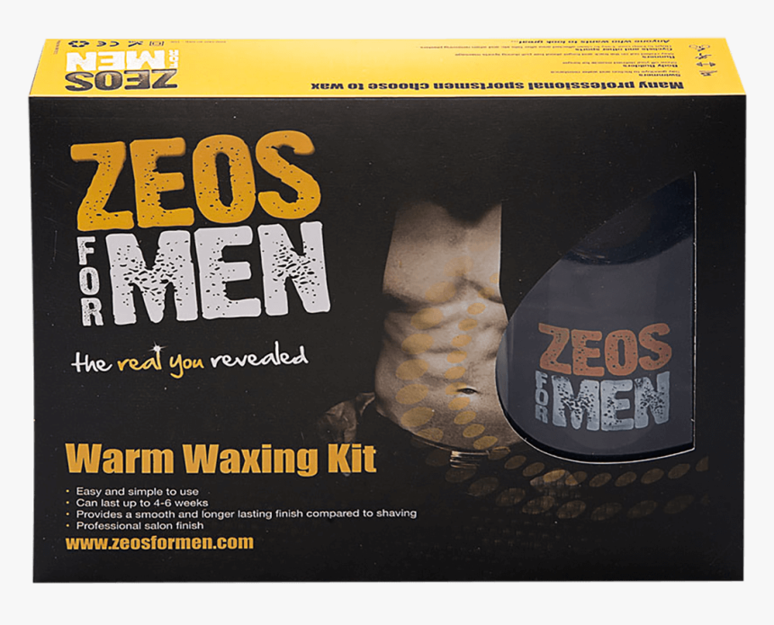 Zeos For Men Warm Waxing Kit - Packaging And Labeling, HD Png Download, Free Download