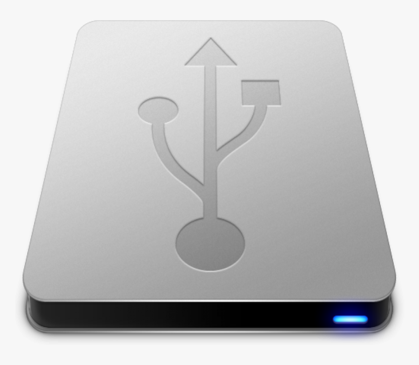 Usb Flash Drive Png Image - External Hard Drive Icon Png, Transparent Png, Free Download