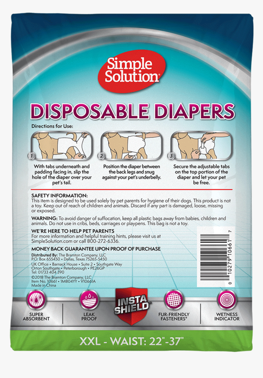 Simple Solution Disposable Diapers, HD Png Download, Free Download