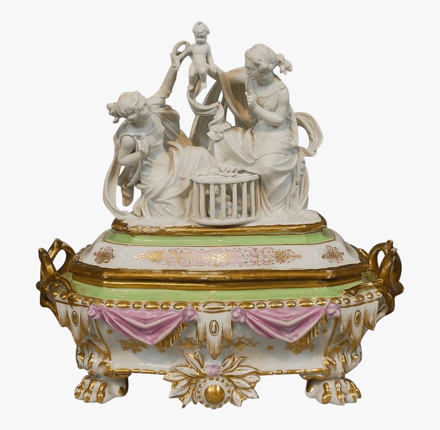 Porcelain Jewelry Box - Porcelain, HD Png Download, Free Download