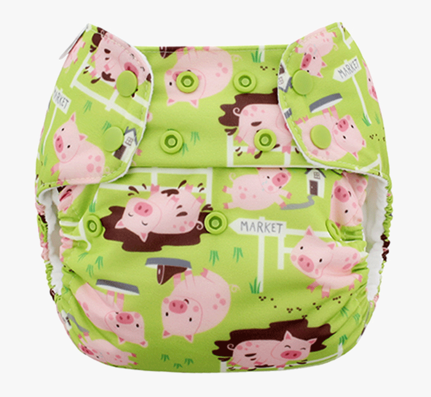 Blueberry Diaper Little Piggy, HD Png Download, Free Download