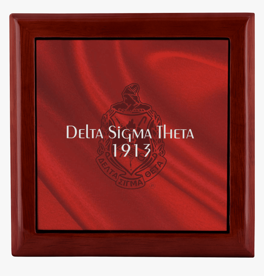 Delta Sigma Theta Jewelry Box - Wood, HD Png Download, Free Download