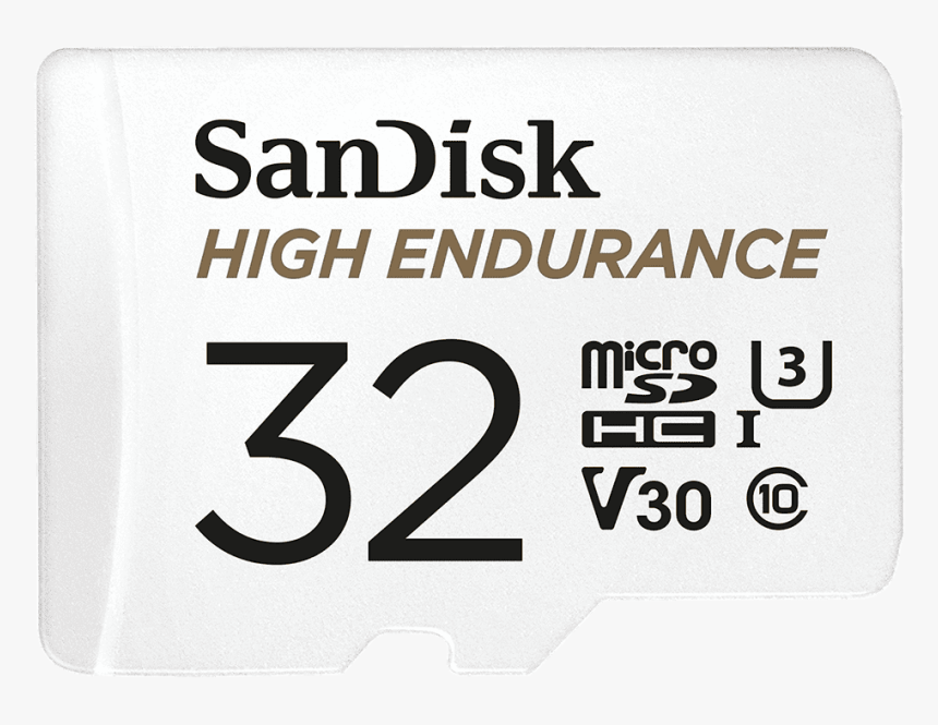 Sandisk® High Endurance Microsd™ Card 32gb - Sandisk, HD Png Download, Free Download