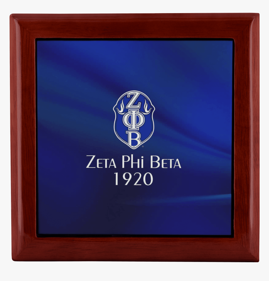Zeta Phi Beta Jewelry Box - Picture Frame, HD Png Download, Free Download