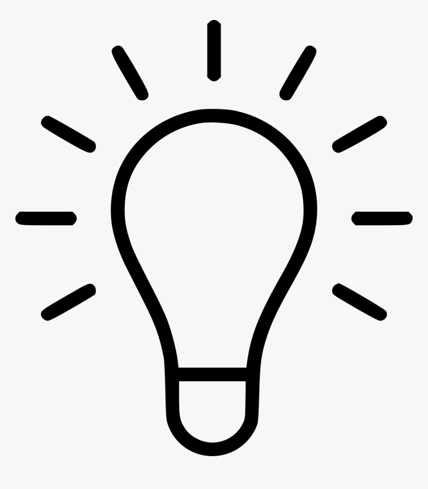 Lightbulb Idea - Idea Icon Blue Png, Transparent Png, Free Download