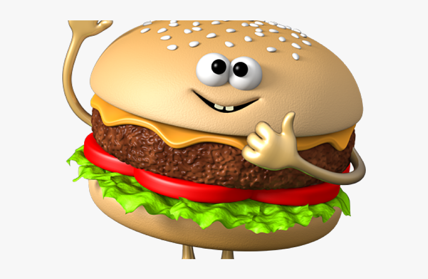 Burger Cartoon With No Background, HD Png Download, Free Download