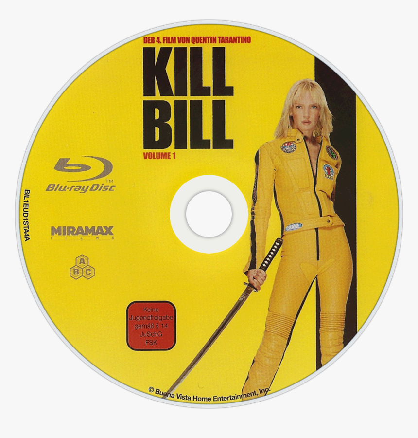 Transparent Kill Bill Png - Bluray Label Kill Bill Vol 1, Png Download, Free Download