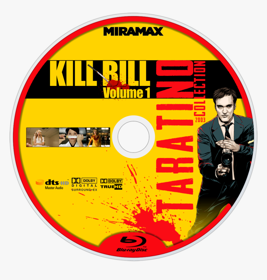 Kill Bill Vol - Kill Bill Volumen 1 Cd Label, HD Png Download, Free Download