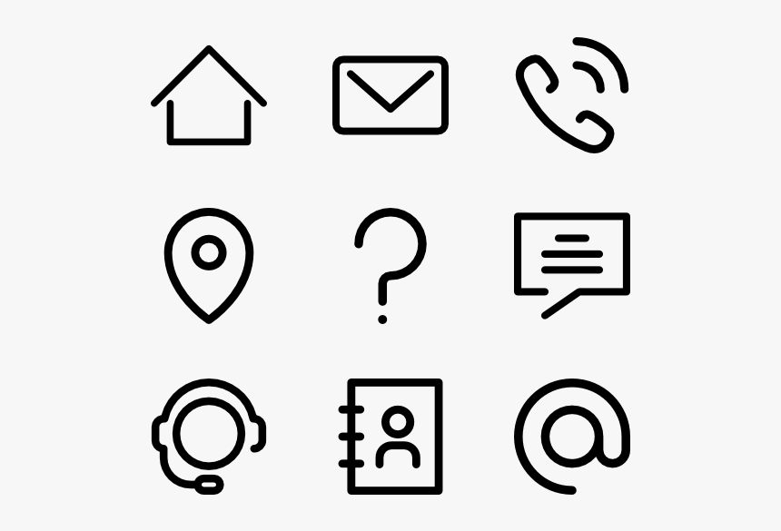 Thumb Image - Contact Icons For Resume Png, Transparent Png, Free Download