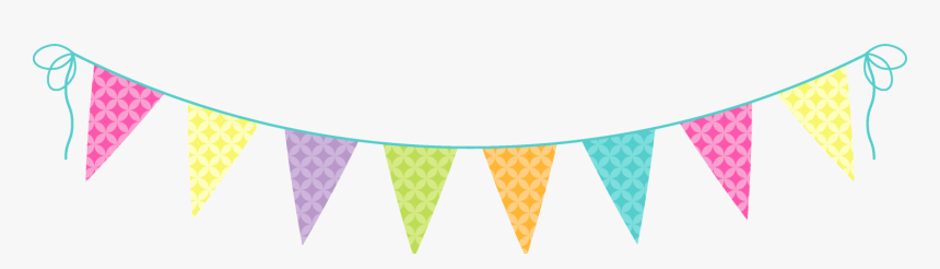 Clipart Banner Triangle - Party Banner Clipart, HD Png Download, Free Download