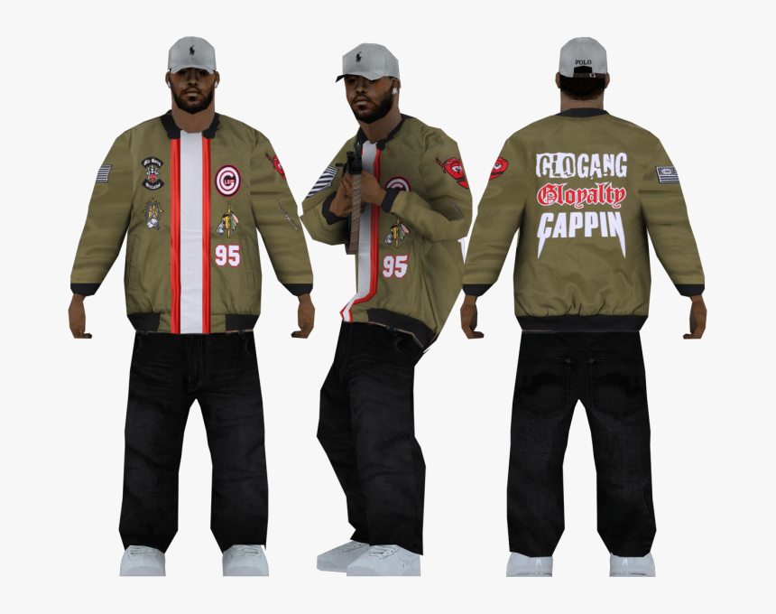 Gta Sa Glo Gang Skin, HD Png Download, Free Download