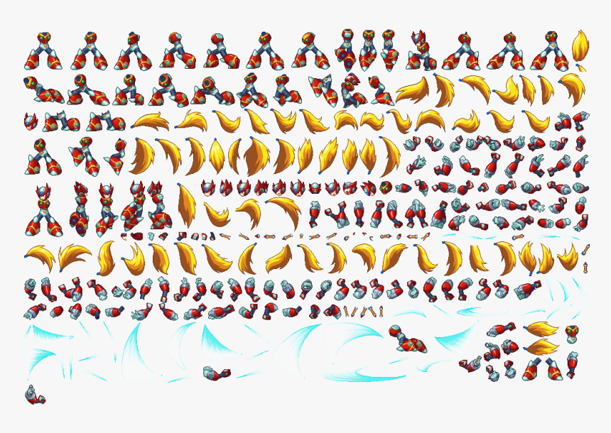 Megaman X5 Zero Sprites, HD Png Download, Free Download