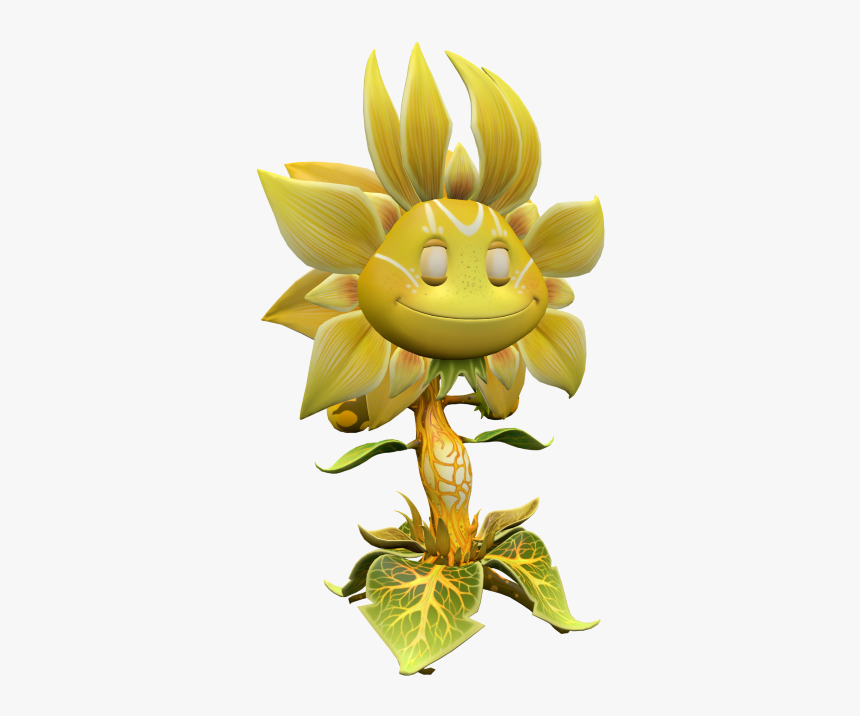 Download Zip Archive - Pvz Gw2 Sunflower Queen, HD Png Download, Free Download