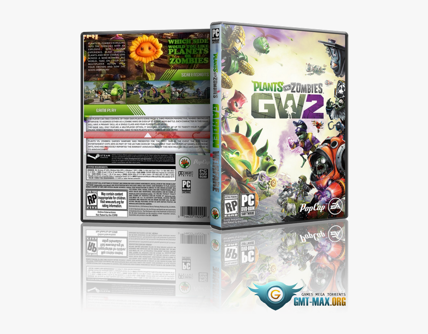 Plants Vs Zombies Garden Warfare Crack Only 3d Model - Plante Vs Zombie Garden Warfare Cd, HD Png Download, Free Download