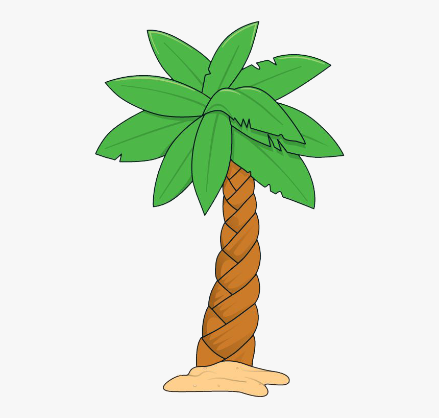 Palm Tree Png Arabian - Cute Palm Tree Drawing, Transparent Png, Free Download