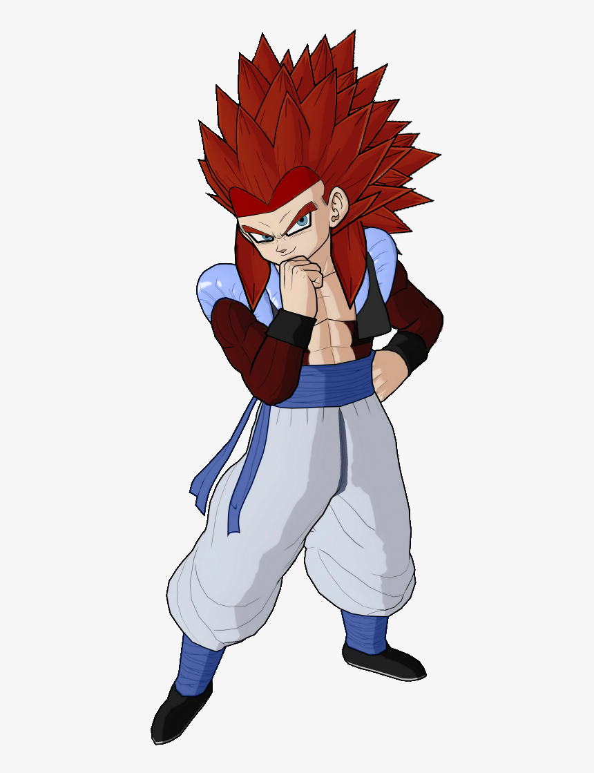 Kid Gogeta Jr By Db Own Universe Arts-d4959lt - Gogeta Jr Ssj4, HD Png Download, Free Download