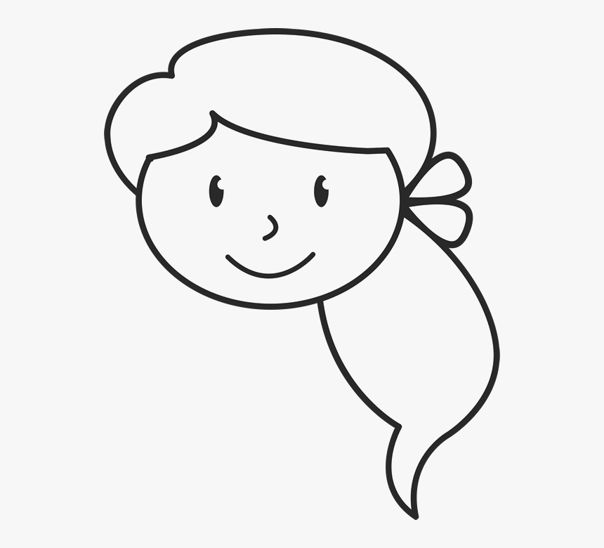 Transparent Girl With Ponytail Clipart - Stick Figure With Dress, HD Png Download, Free Download