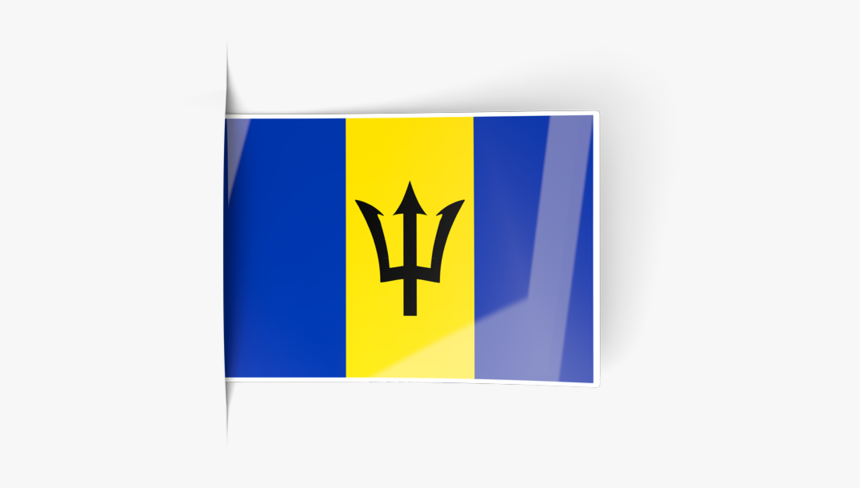 Clip Art Labels Illustration - Barbados Flag, HD Png Download, Free Download