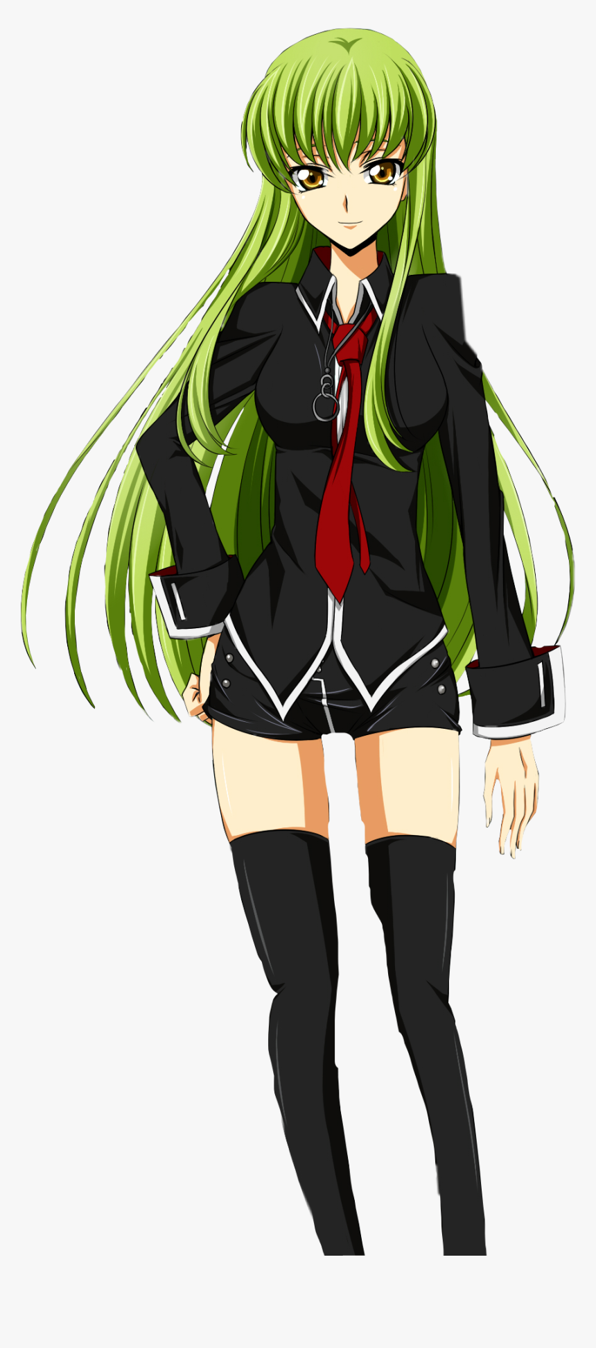 #cc #codegeass #anime #animegirl #greenhair #green - Biollante X Godzilla Human, HD Png Download, Free Download