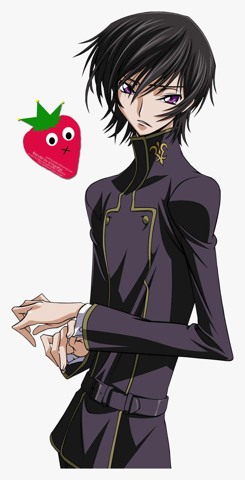 Code Geass Lelouch Hair, HD Png Download, Free Download