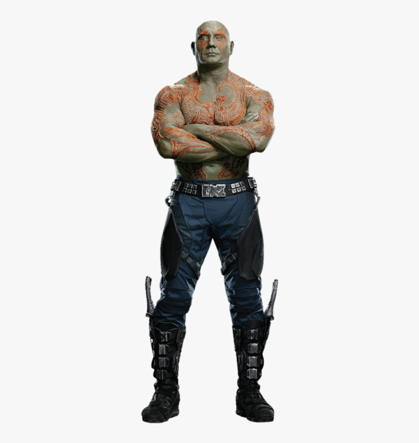 Drax Guardians Of The Galaxy Characters, HD Png Download, Free Download