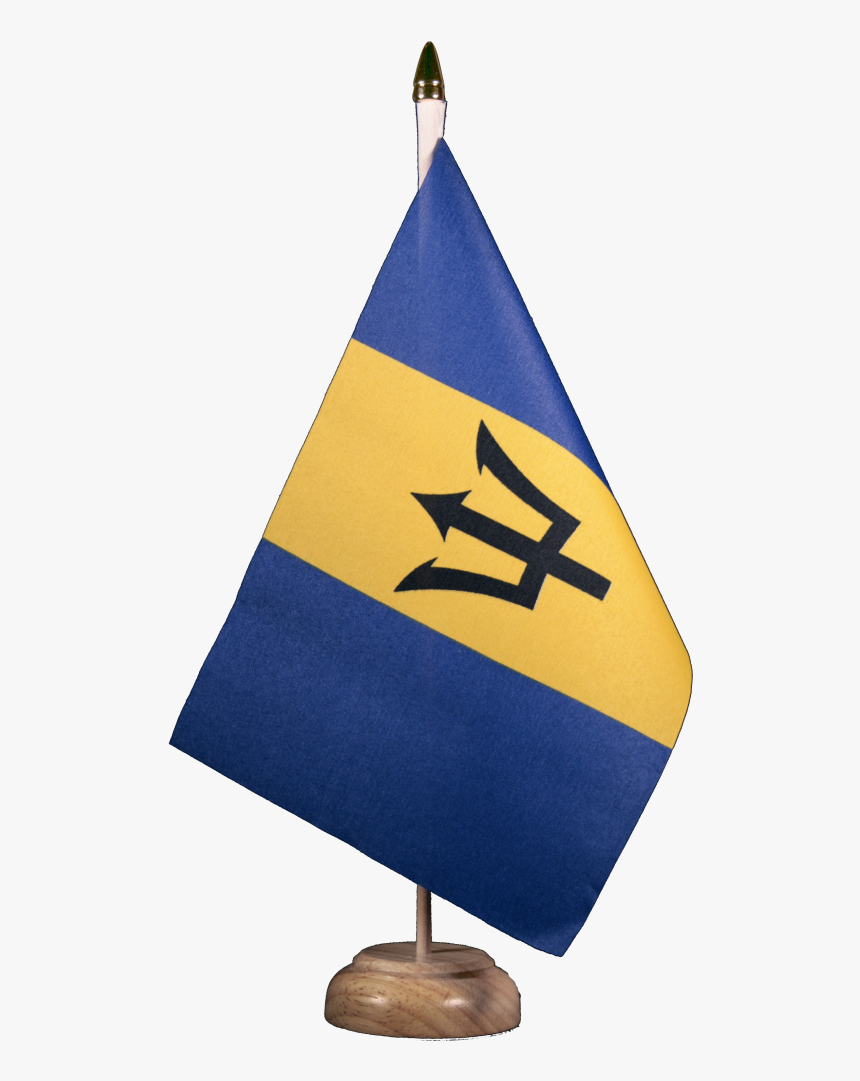 Barbados Table Flag - Barbados Flag, HD Png Download, Free Download