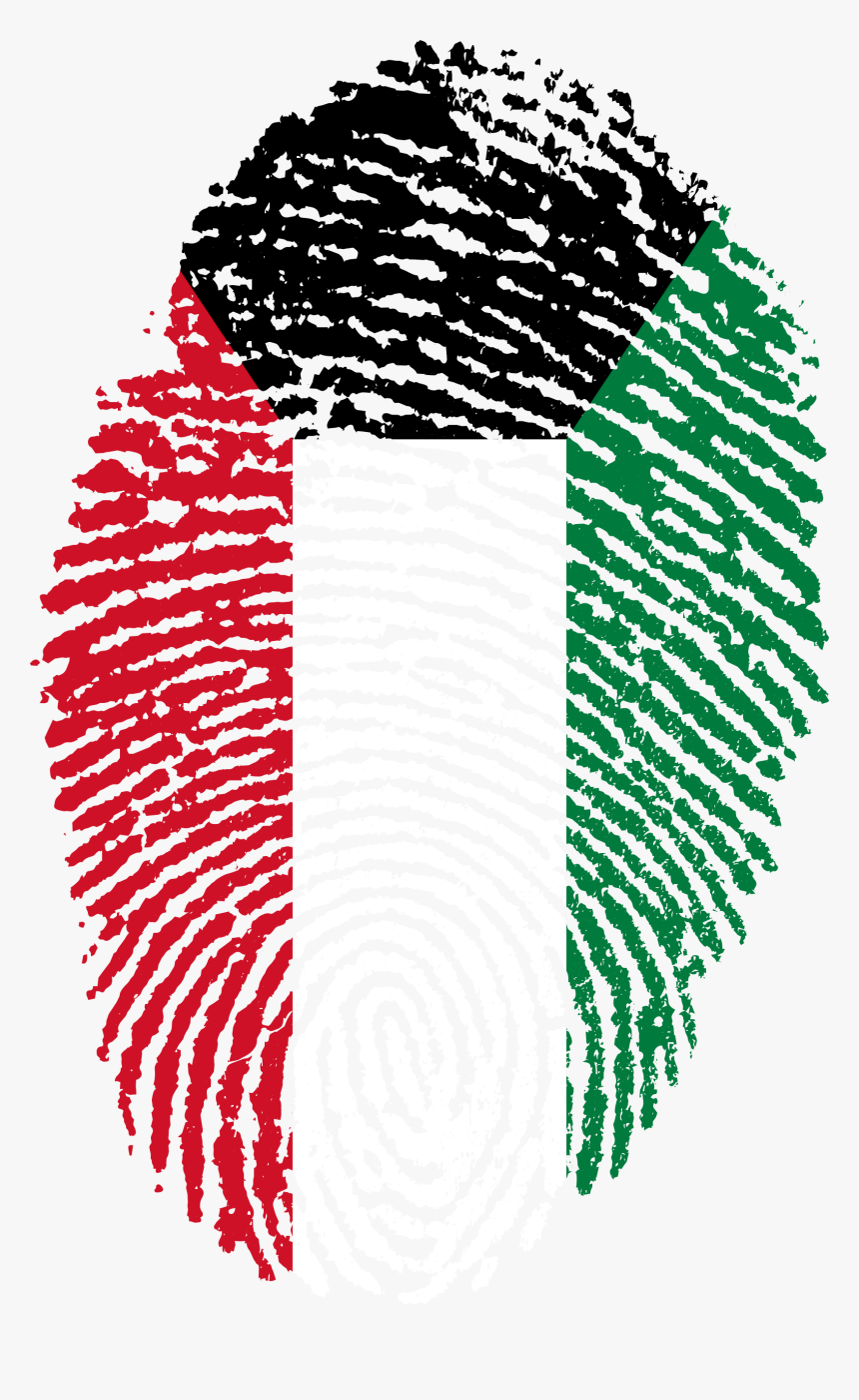 Kuwait Flag Fingerprint, HD Png Download, Free Download