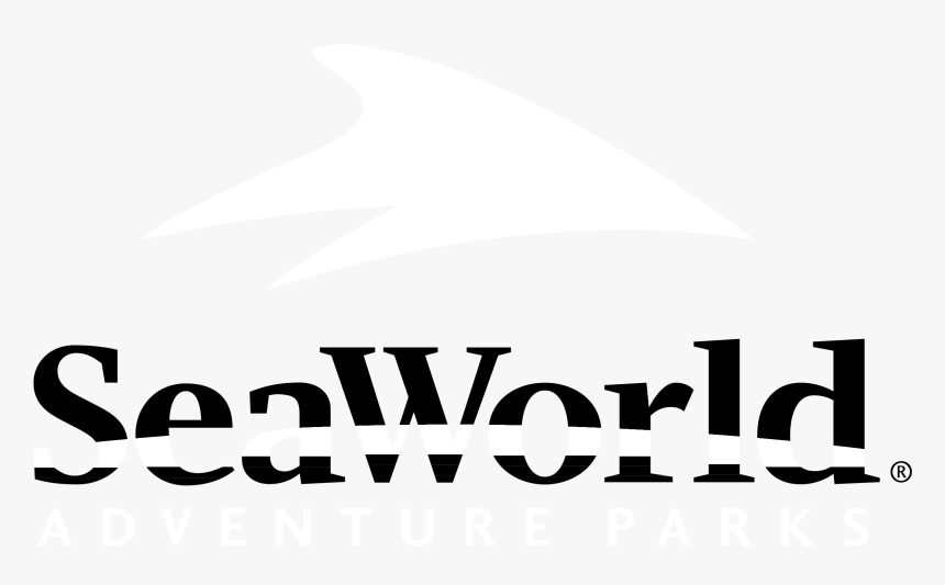 Seaworld Logo Black And White - Sea World Orlando, HD Png Download, Free Download