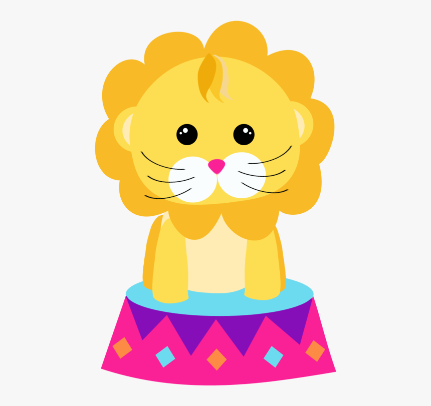 Lion Clipart Carnival - Lion Circus Clipart Png, Transparent Png, Free Download