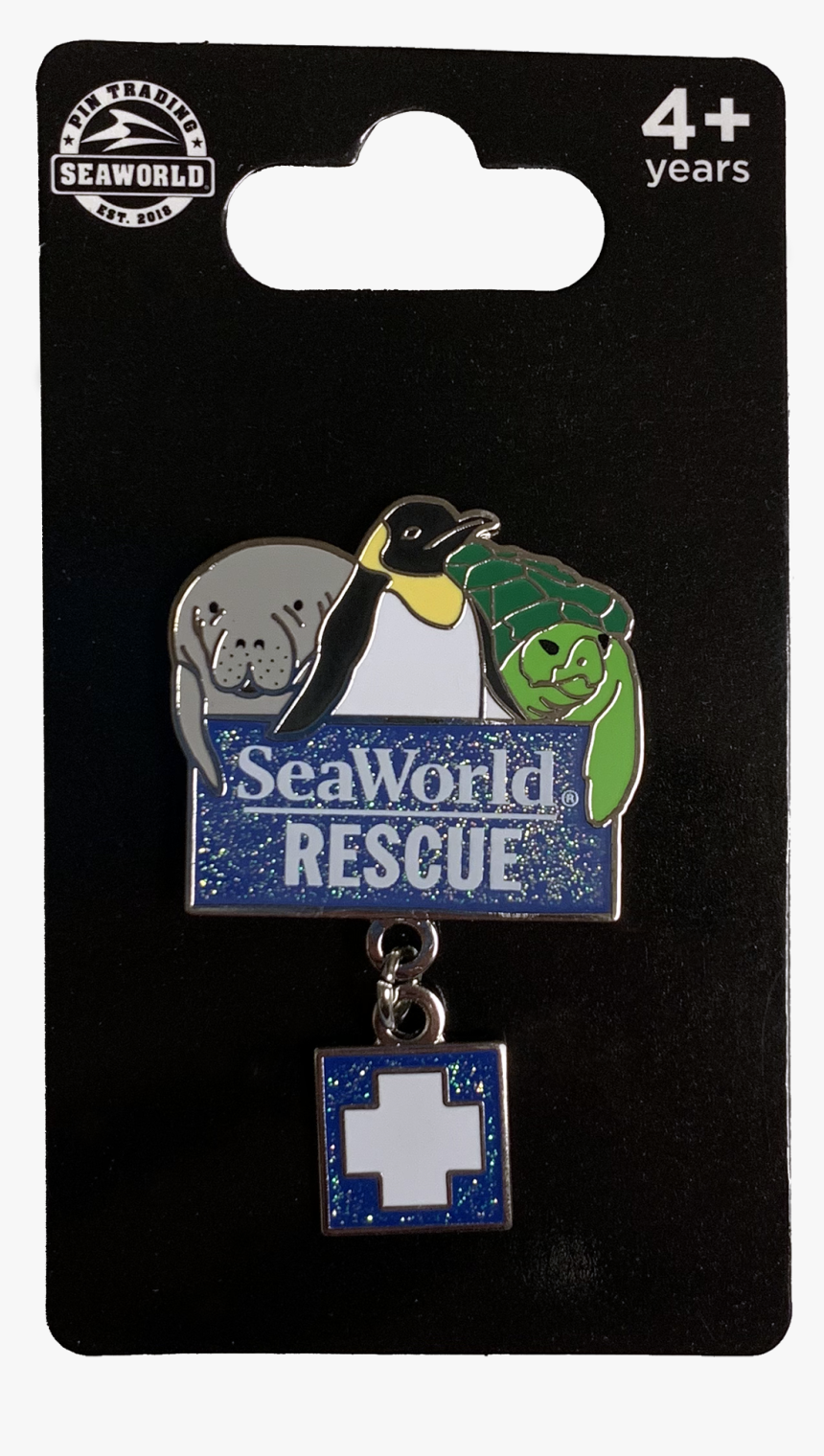 Seaworld Rescue Dangle Pin"
 Class= - Cartoon, HD Png Download, Free Download