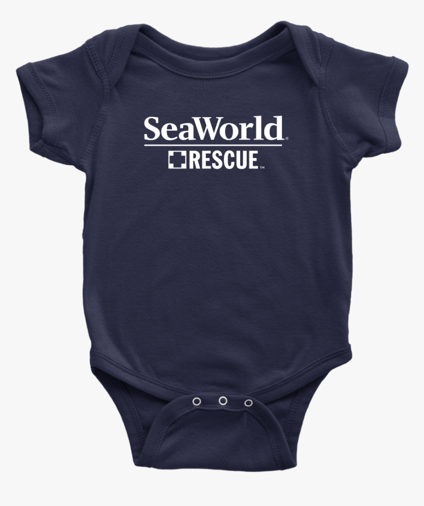 Seaworld Rescue Logo Baby Onesie"
 Class= - Seaworld Adventure Parks, HD Png Download, Free Download