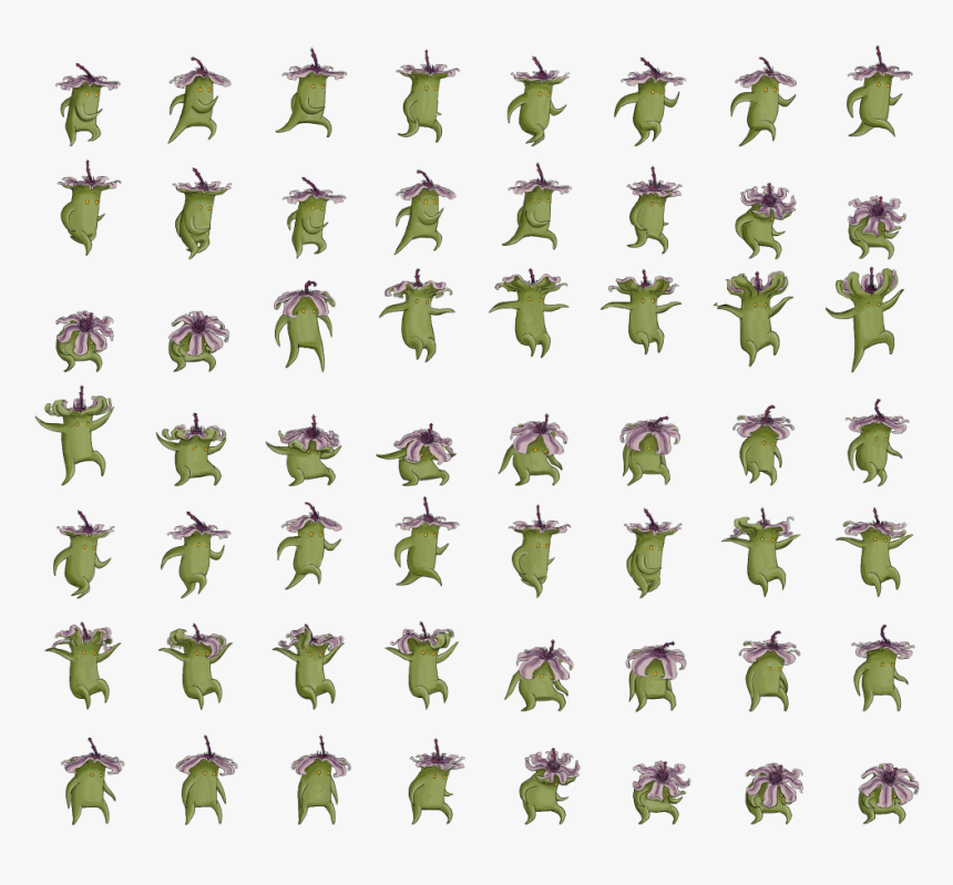 Sprite Sheet Animation Plants, HD Png Download, Free Download