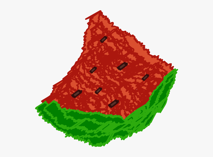 Rough Watermelon - Illustration, HD Png Download, Free Download