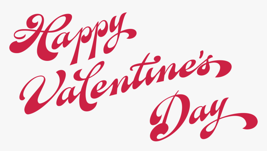 Happy Valentine"s Day Words Svg Cut File - Valentine Words, HD Png Download, Free Download