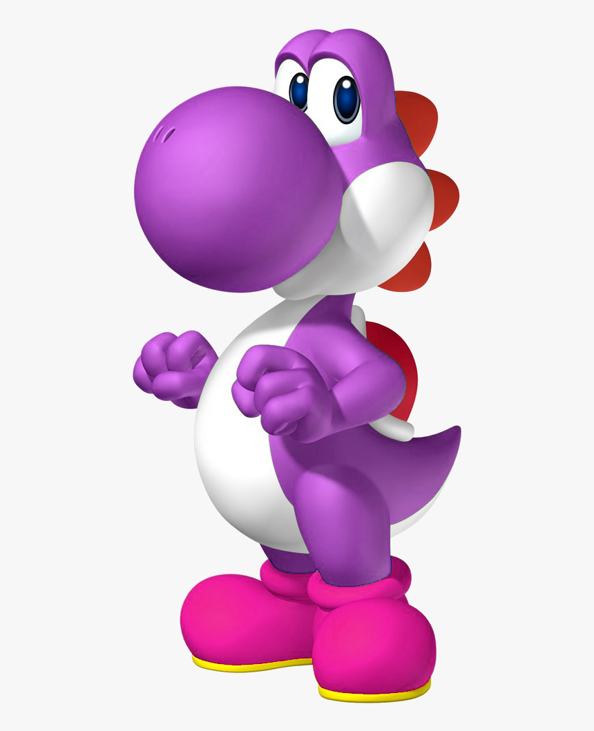 Purple Yoshi Mario, HD Png Download, Free Download