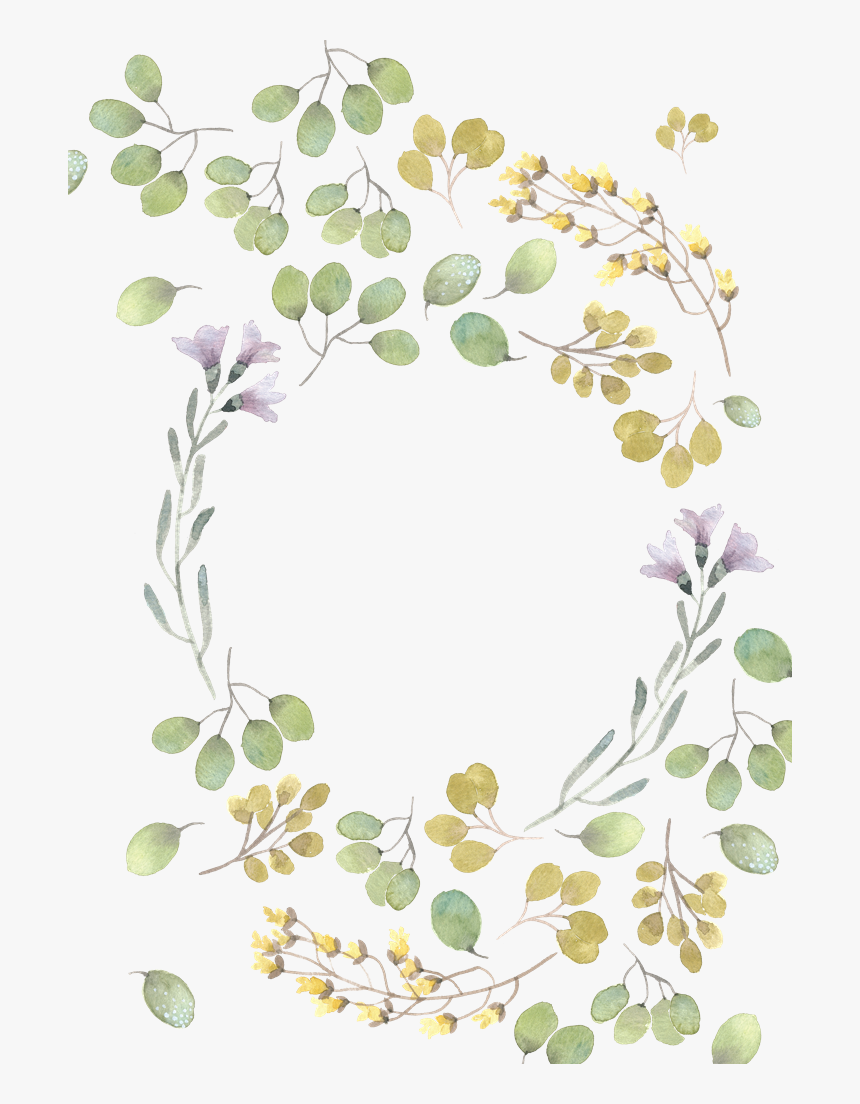 Decorative Leaf Png Free Download Greenery Watercolor Leaves Png