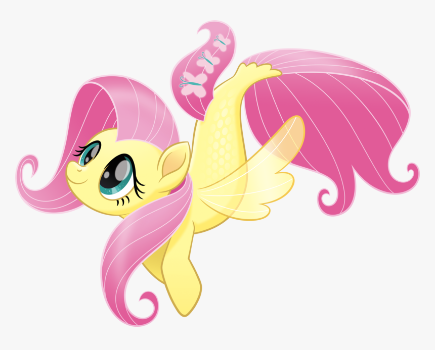 My Little Pony The Movie Fluttershy Seapony, HD Png Download, Free Download