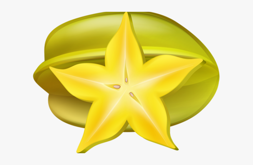 Starfruit Cliparts - Transparent Background Carambola Png, Png Download, Free Download