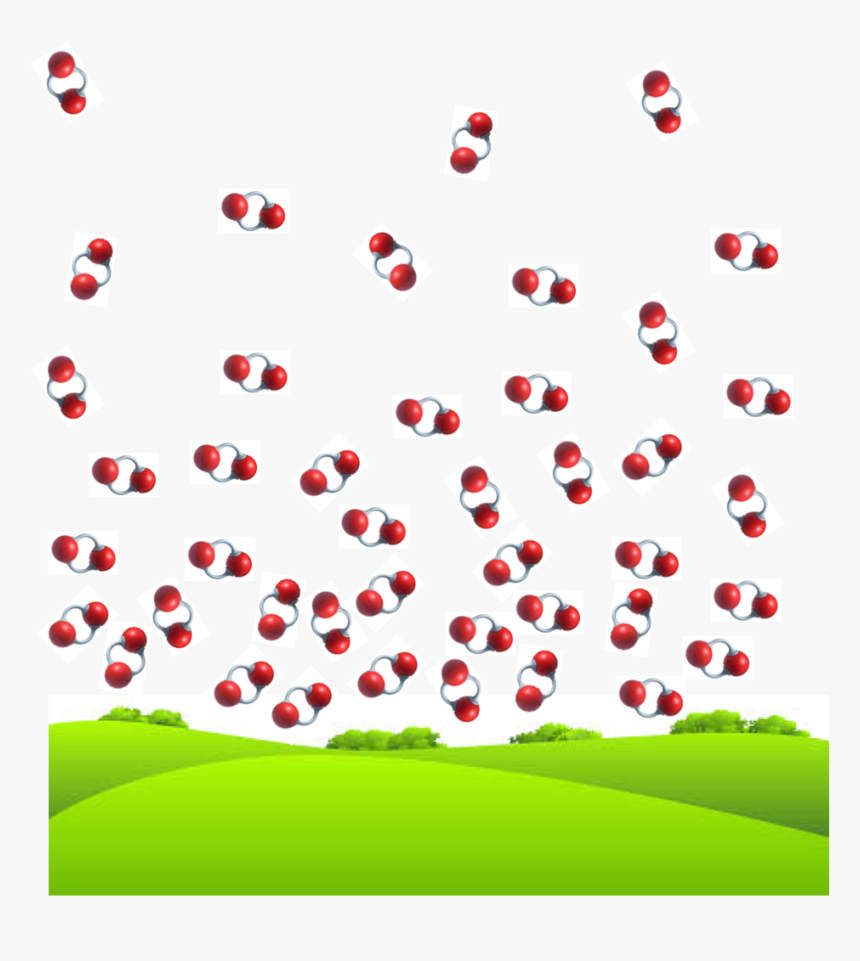 Pastoral Scene, With Oxygen Molecules - Circle, HD Png Download, Free Download