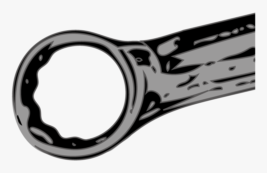 Crossed Bones Skull Gearhead Wrench - Scissors, HD Png Download, Free Download