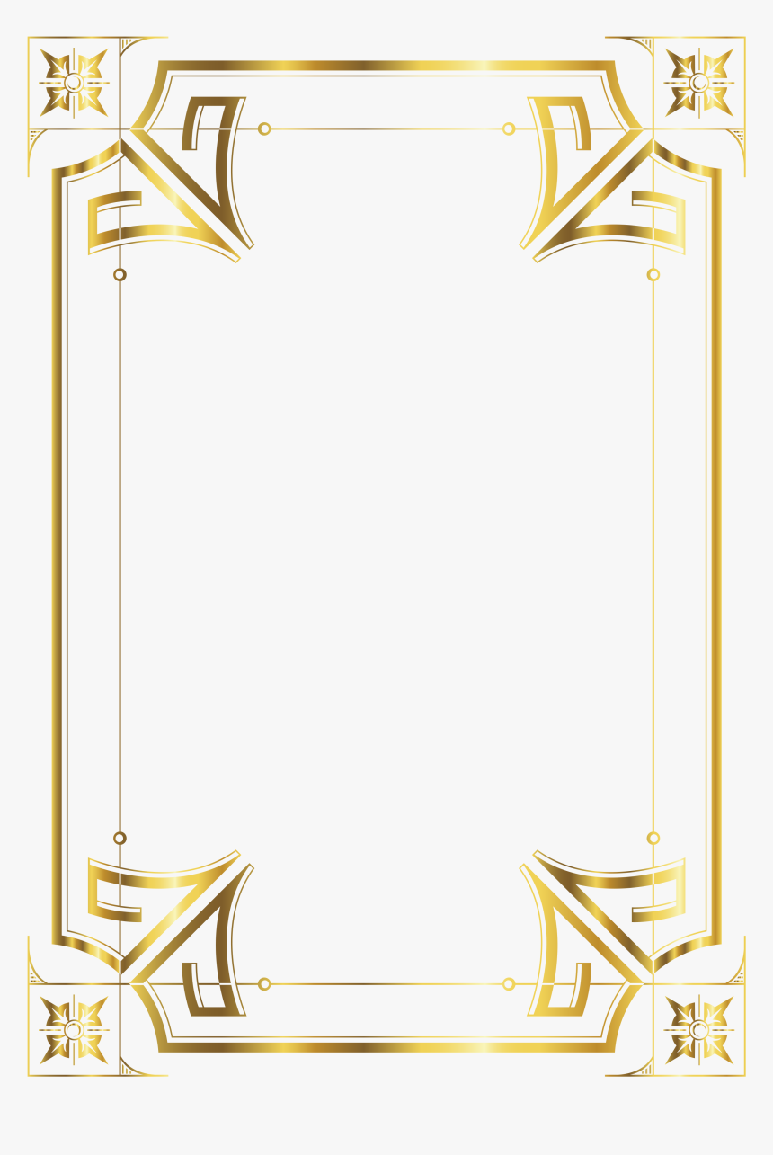 Art Deco Gold Corner, HD Png Download, Free Download