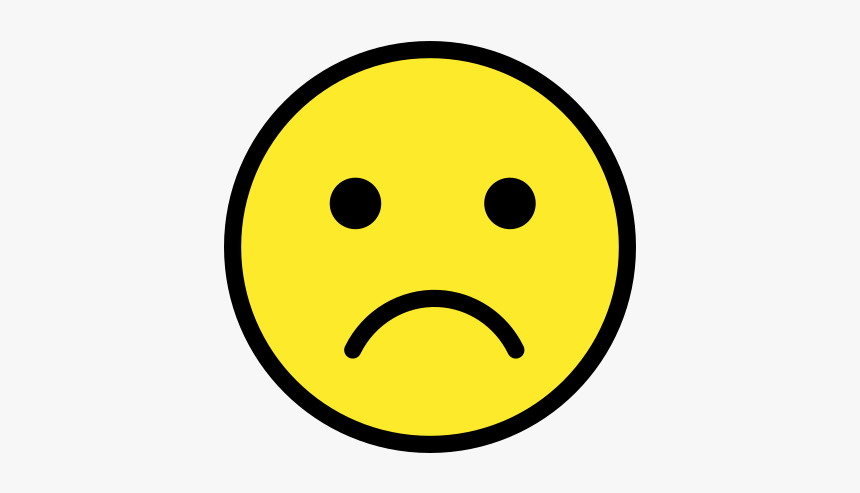 Frowning Face Emoji, HD Png Download, Free Download